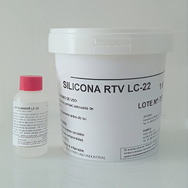 silicona rtv lc 22 + catalizador (1 kg)